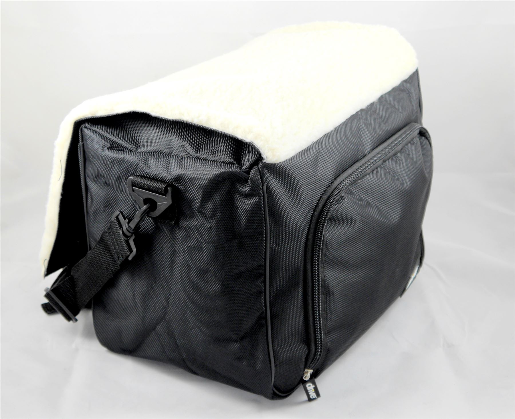 Drive Under Seat Zipped Wheelchair Storage Bag with Fleece Seat and