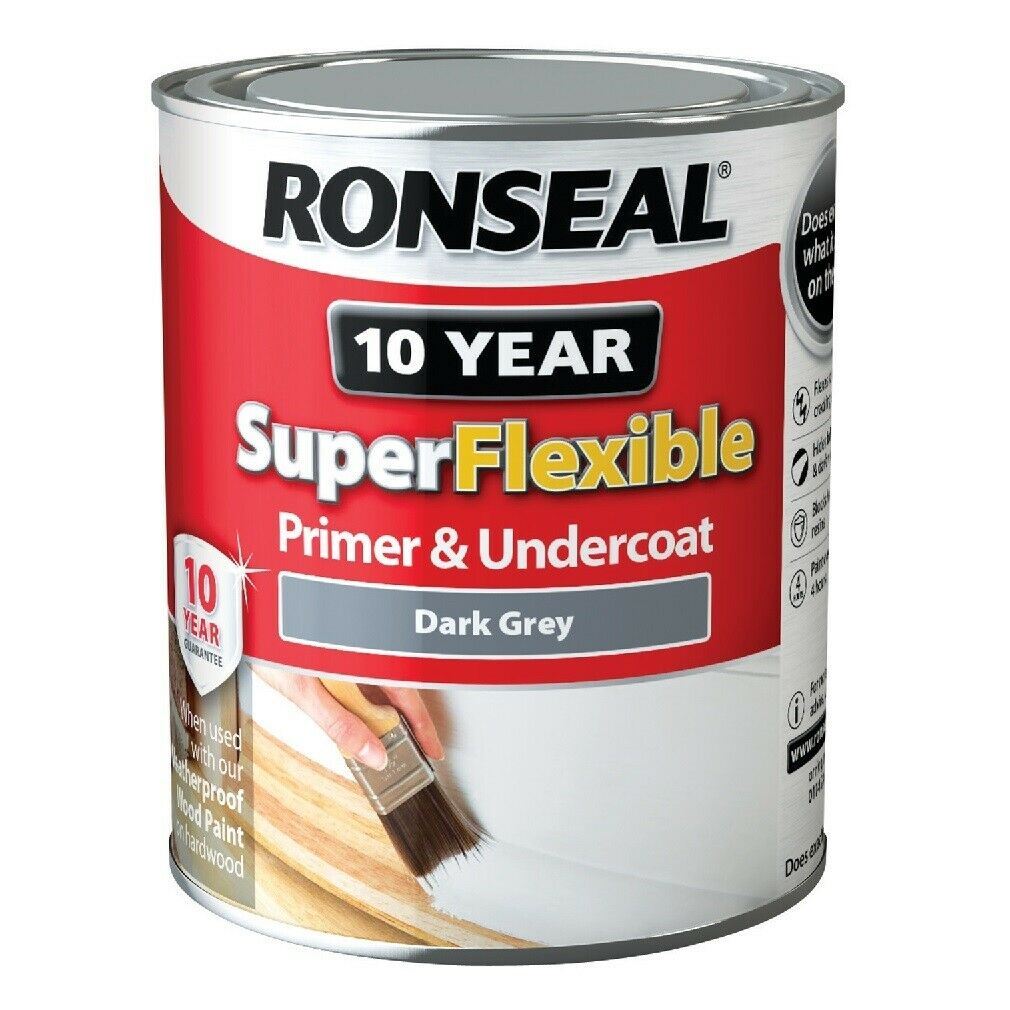 Ronseal Super Flexible Exterior Wood Primer And Undercoat