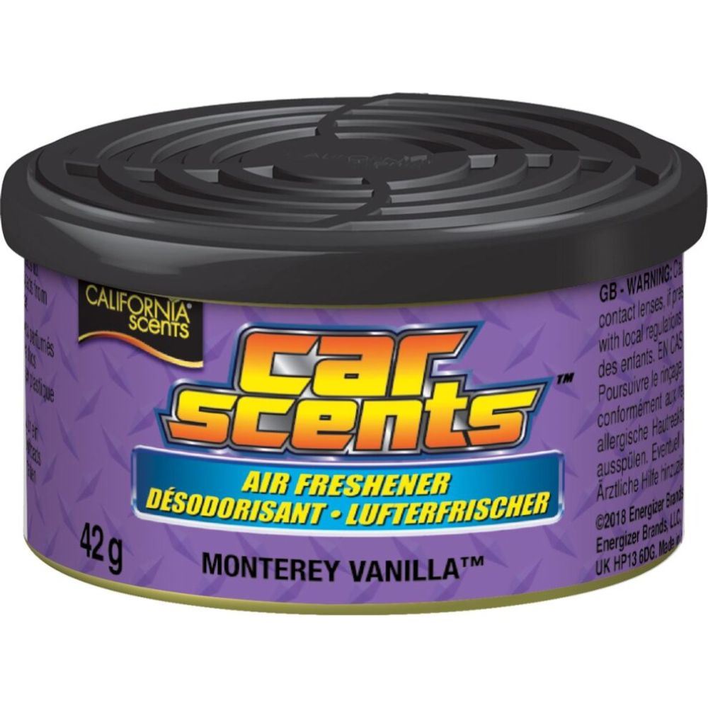 California Car Scents Air Freshener Home Van Taxi Cab Scent Tin Can Vent Stick - Picture 16 of 24
