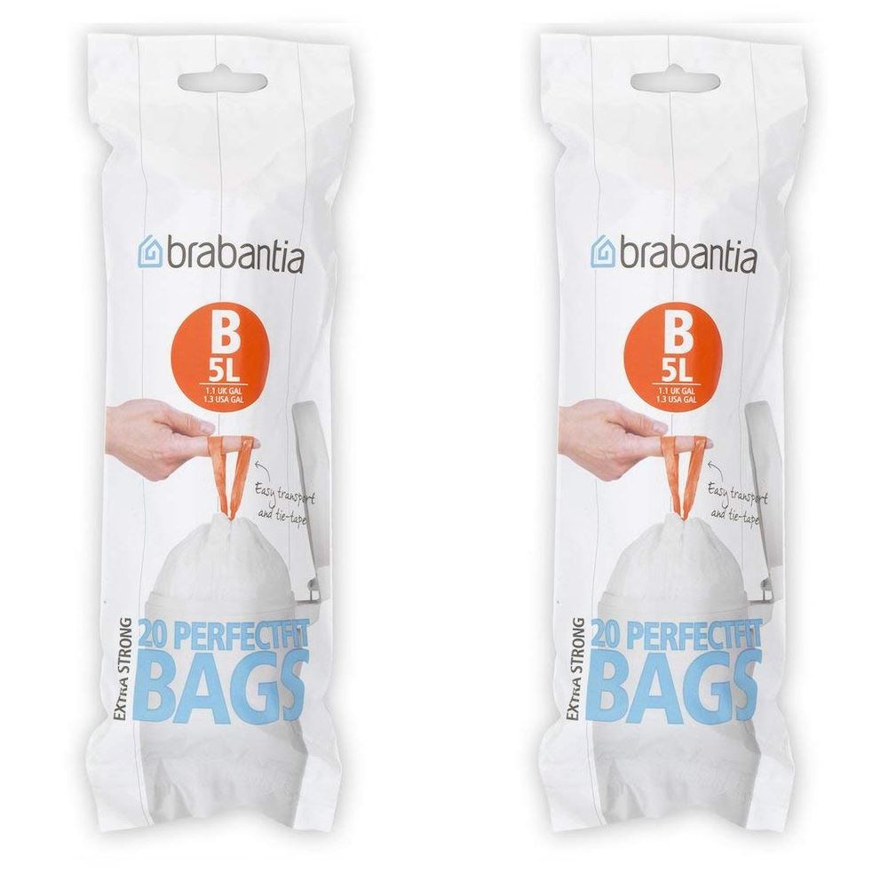 Brabantia Waste Bin Liners Bags Size A B C D E F G H L O V W X Y 112