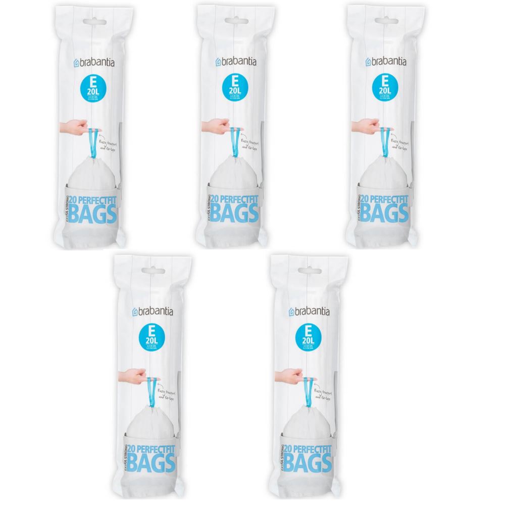 Brabantia Waste Bin Liners Bags Size A B C D E F G H L O V W X Y 112