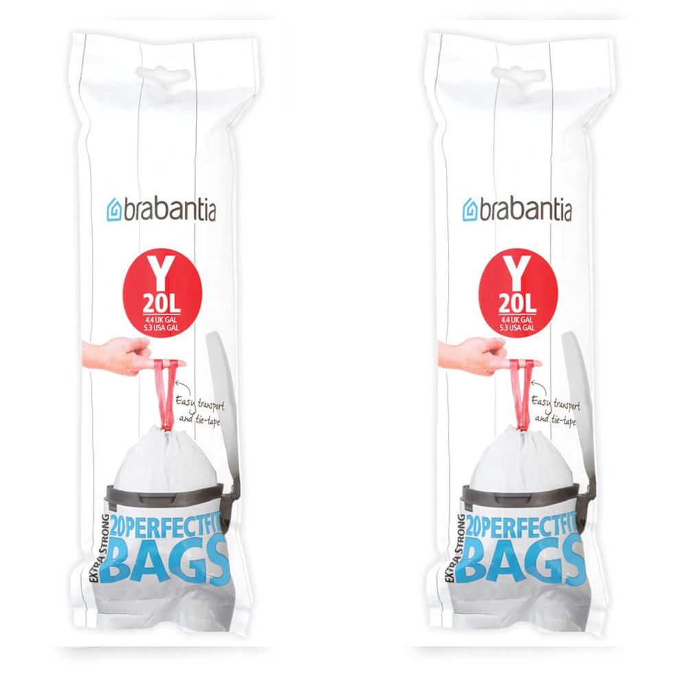 Brabantia Waste Bin Liners Bags Size A B C D E F G H L O V W X Y 112