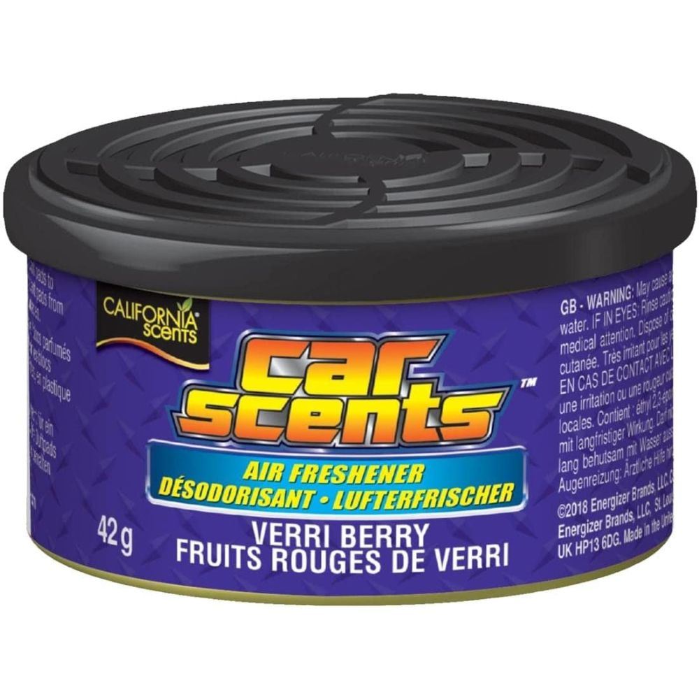 California Car Scents Air Freshener Home Van Taxi Cab Scent Tin Can Vent Stick - Picture 23 of 24