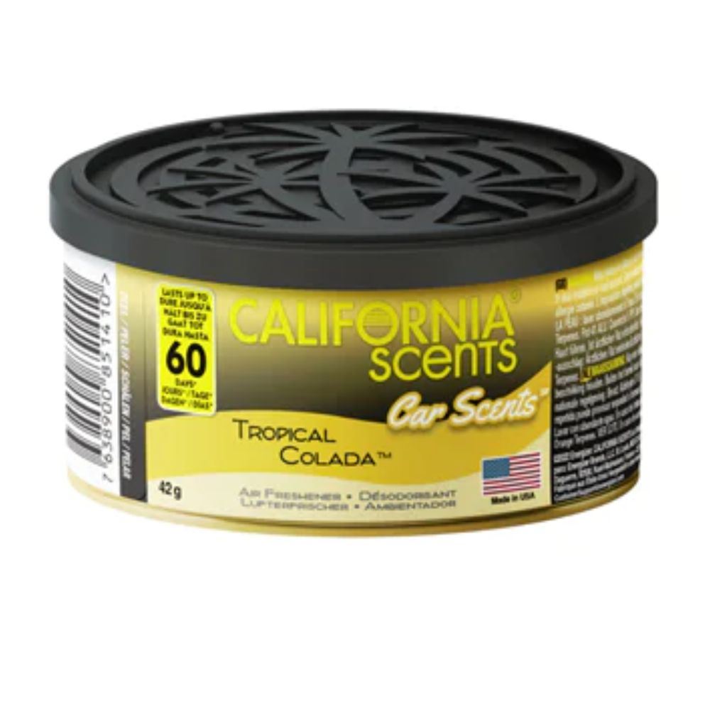 California Car Scents Air Freshener Home Van Taxi Cab Scent Tin Can Vent Stick - Picture 22 of 24