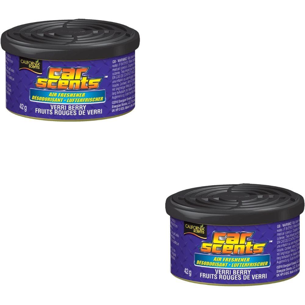 California Car Scents Air Freshener Home Van Taxi Cab Scent Tin Can Vent Stick - Picture 24 of 24