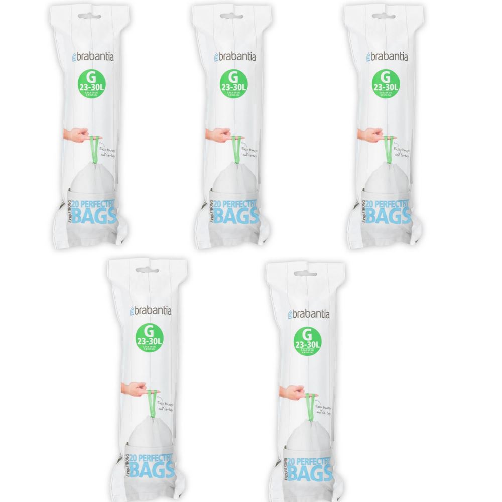 Brabantia Waste Bin Liners Bags Size A B C D E F G H L O V W X Y 112