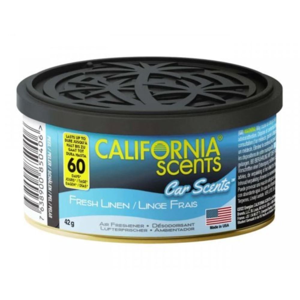 California Car Scents Air Freshener Home Van Taxi Cab Scent Tin Can Vent Stick - Picture 8 of 24