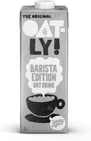Oatly Oat Drink Barista Edition 1L (Pack of 6) – Vegan, Dairy-Free, Foamable for Coffee & 