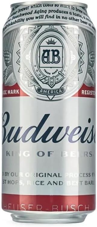 Budweiser Lager 4.6 Percent Beer 24 x 440ml Cans