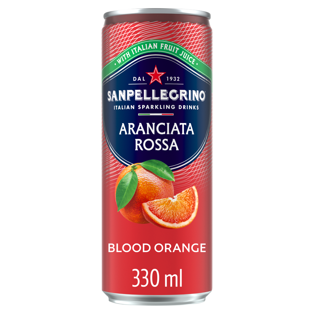 San Pellegrino Blood Orange (Aranciata Rossa) Drink 24 x 330ml Cans