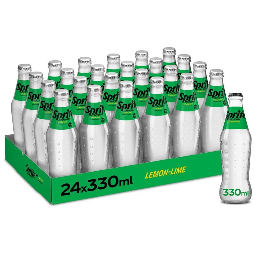 Sprite ZERO SUAGR 330ml Glass Bottle