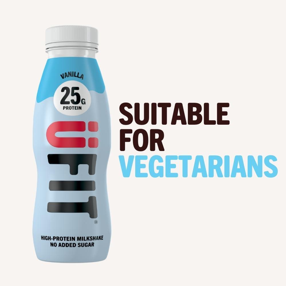 UFIT Protein Milkshake - 25g Protein 10x330ml (vanilla)