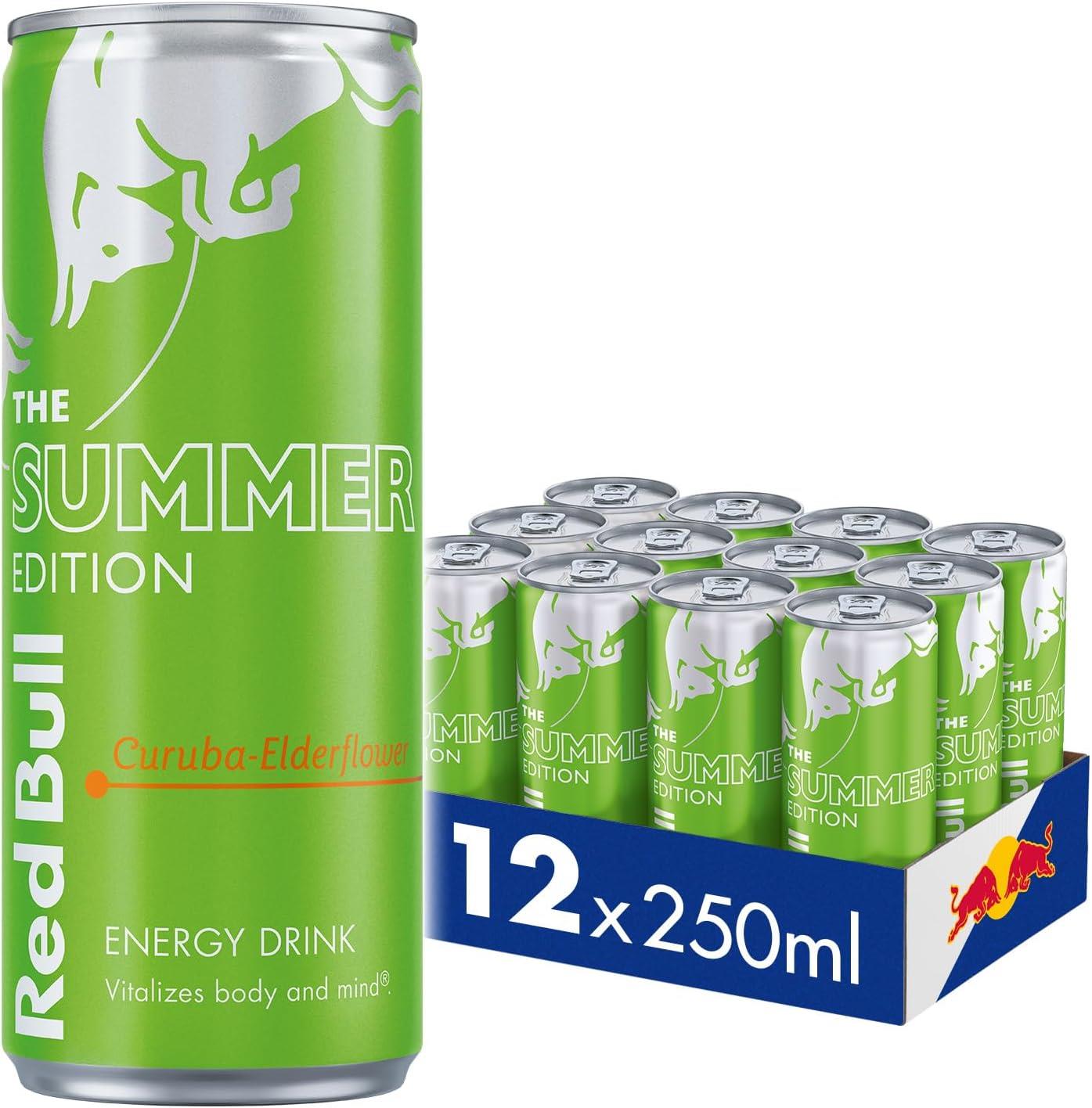 Red Bull Curuba Elderflower (Summer Edition) Energy Drink 250ml Pack
