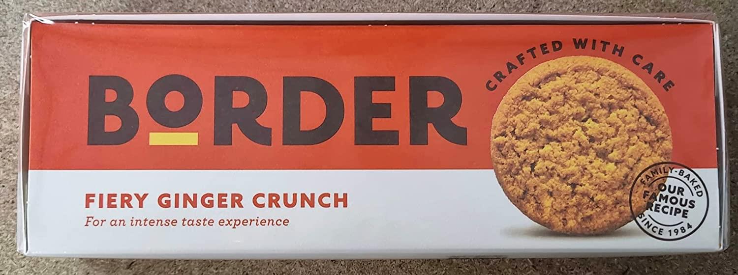 Border Biscuits Old Fashioned Ginger Crunch (pack of 6)
