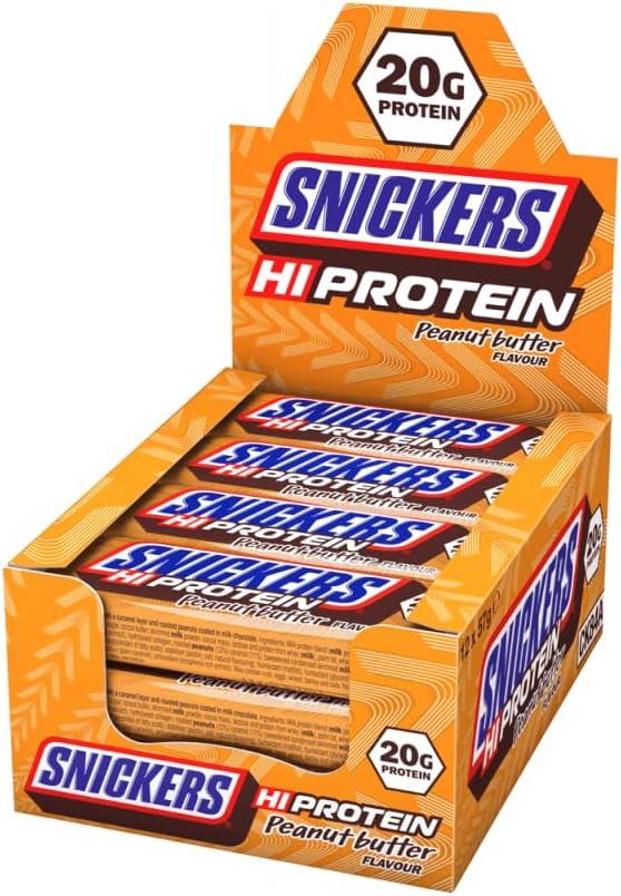 Snickers Hi Protein Peanut Butter 12 x 57g Bars