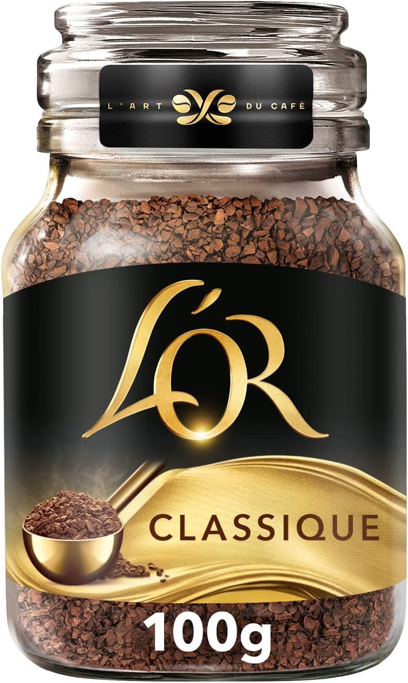 L'OR Classique Instant Coffee 100g (Total of 6 Jars)