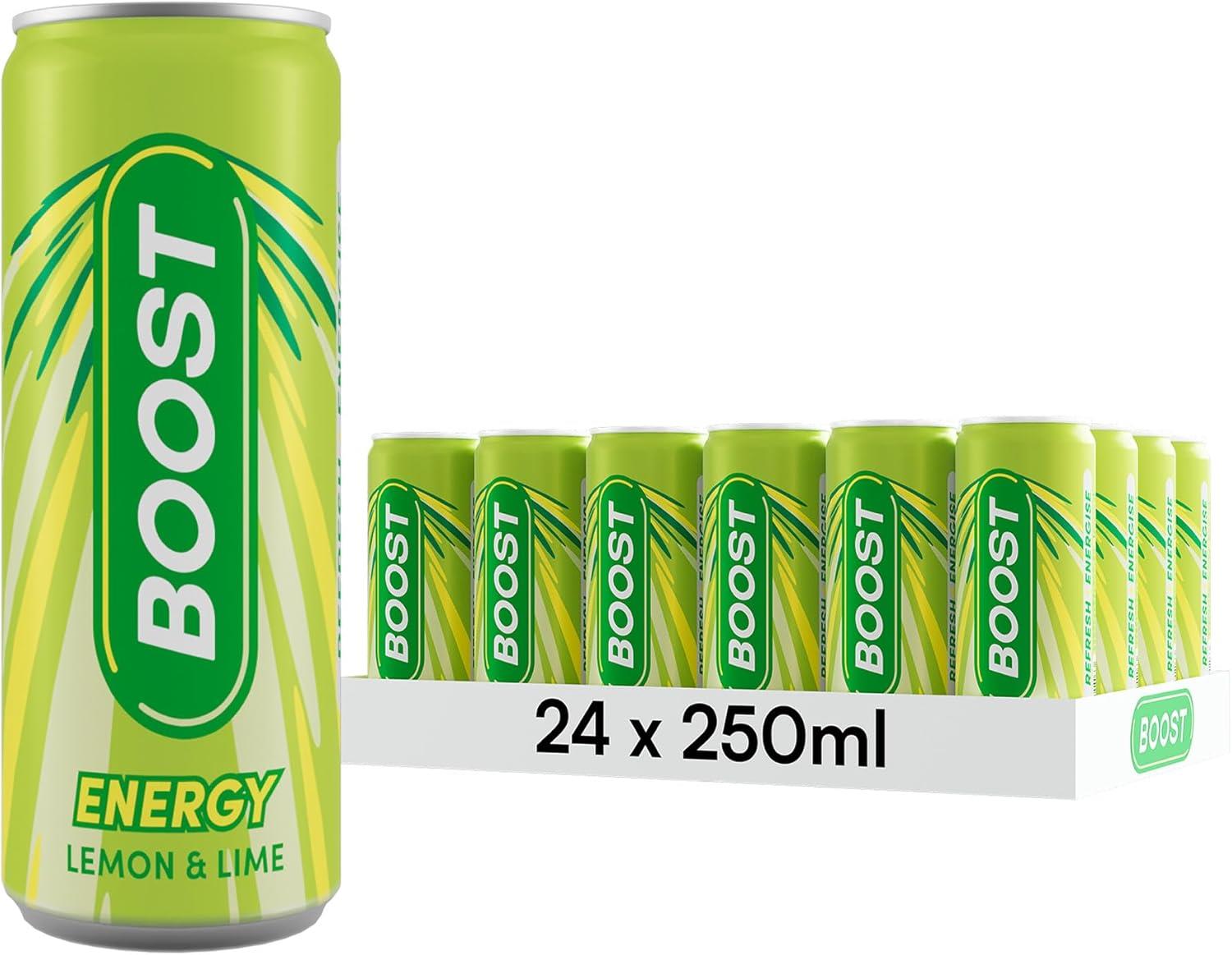 Boost Energy Lemon Lime Citrus 24 x 250ml PMP