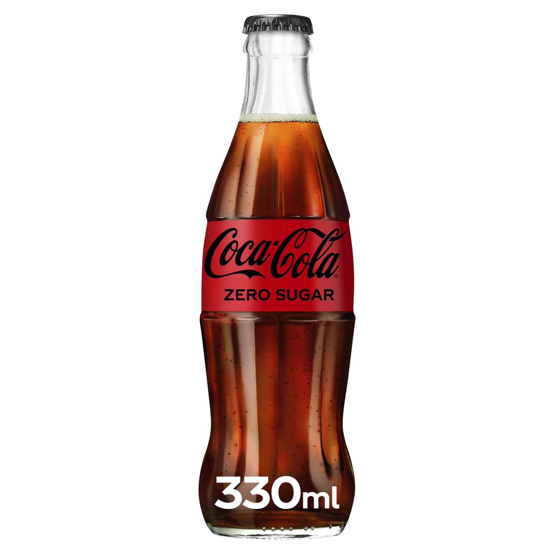 Coca Cola ZERO SUGAR 330ml Glass Bottles