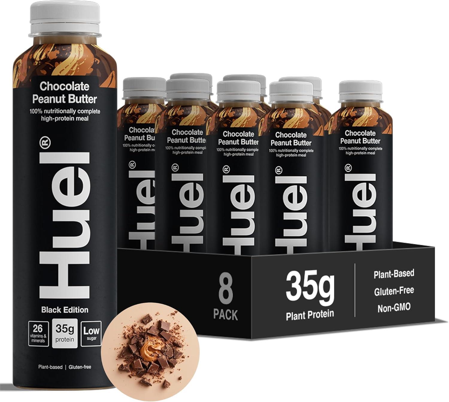 Huel Black Edition Choco Peanut Butter 8 x 500ml Bottles