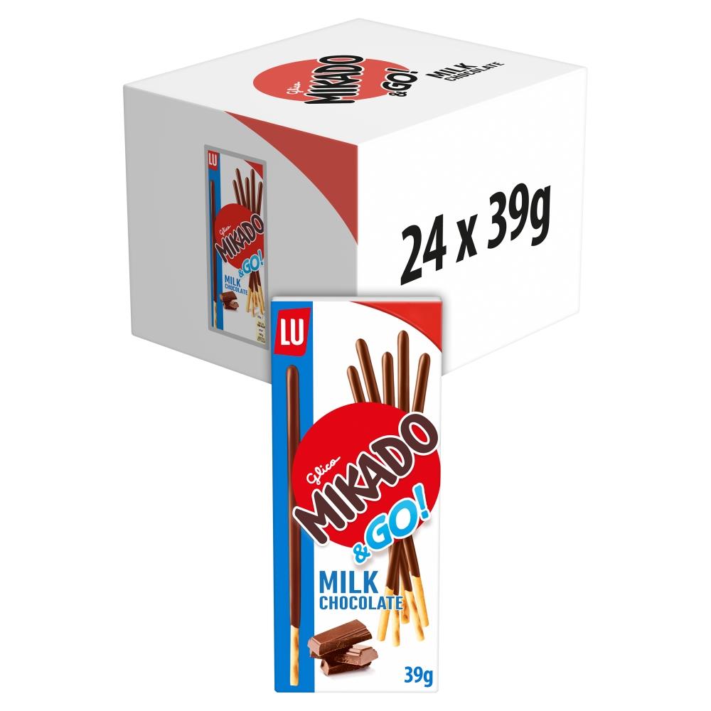 Mikado Milk Chocolate,  Pack of 24 x 39g