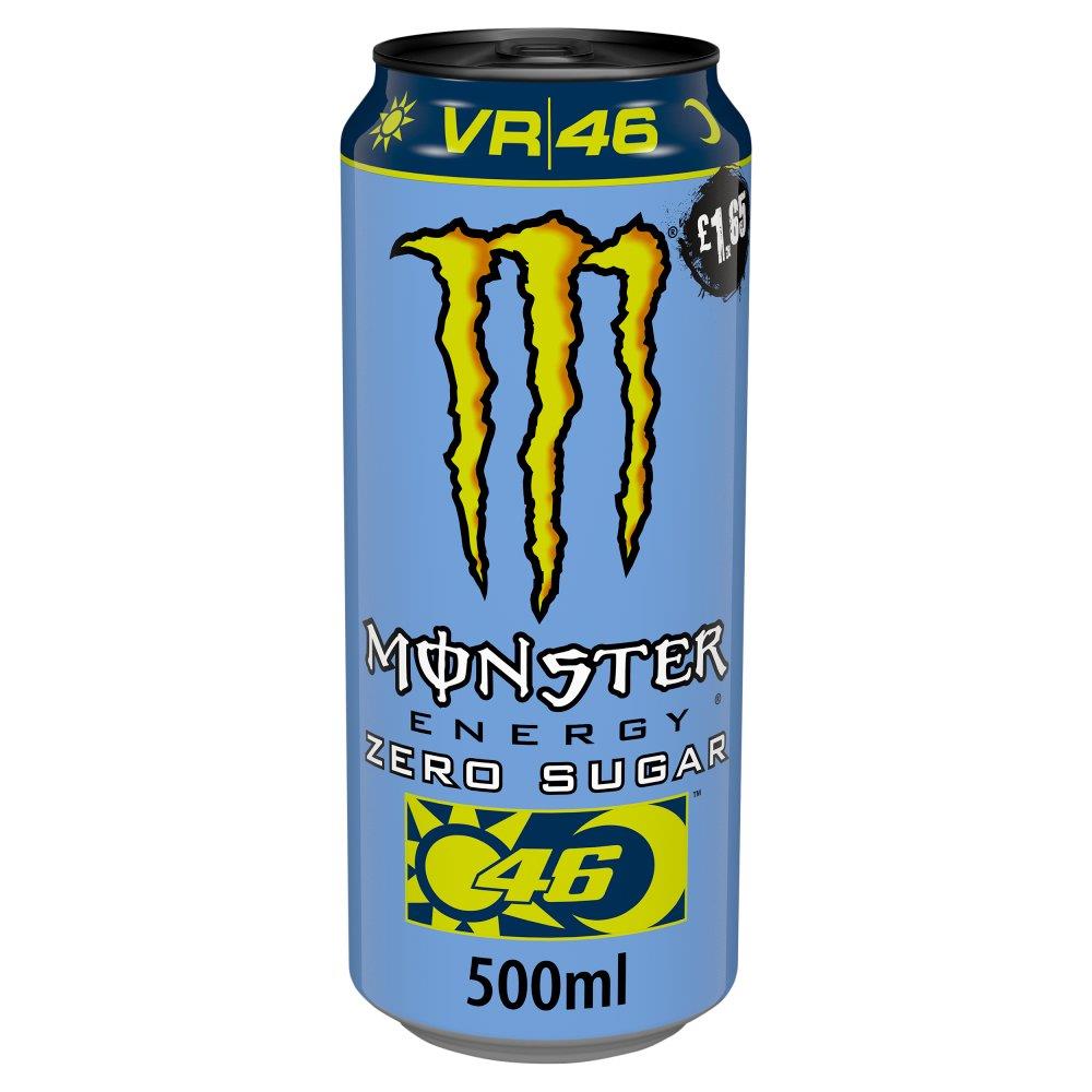 Monster Energy Rossi Sugar Free 12 X 500ml Cans Citrus Zero Sugar Drink
