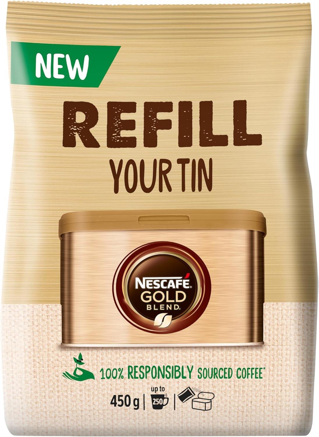 Nescafe Gold Blend REFILL Instant Coffee 450g Pouch