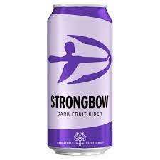 Strongbow Dark Fruit 4% Abv Cider 24 x 440ml Cans