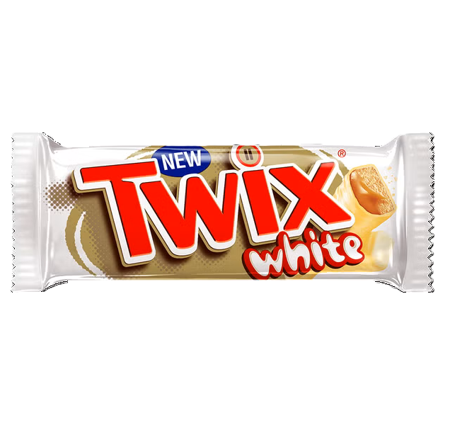 Twix White Chocolate Biscuit Twin Bars 30 x 46g Packs