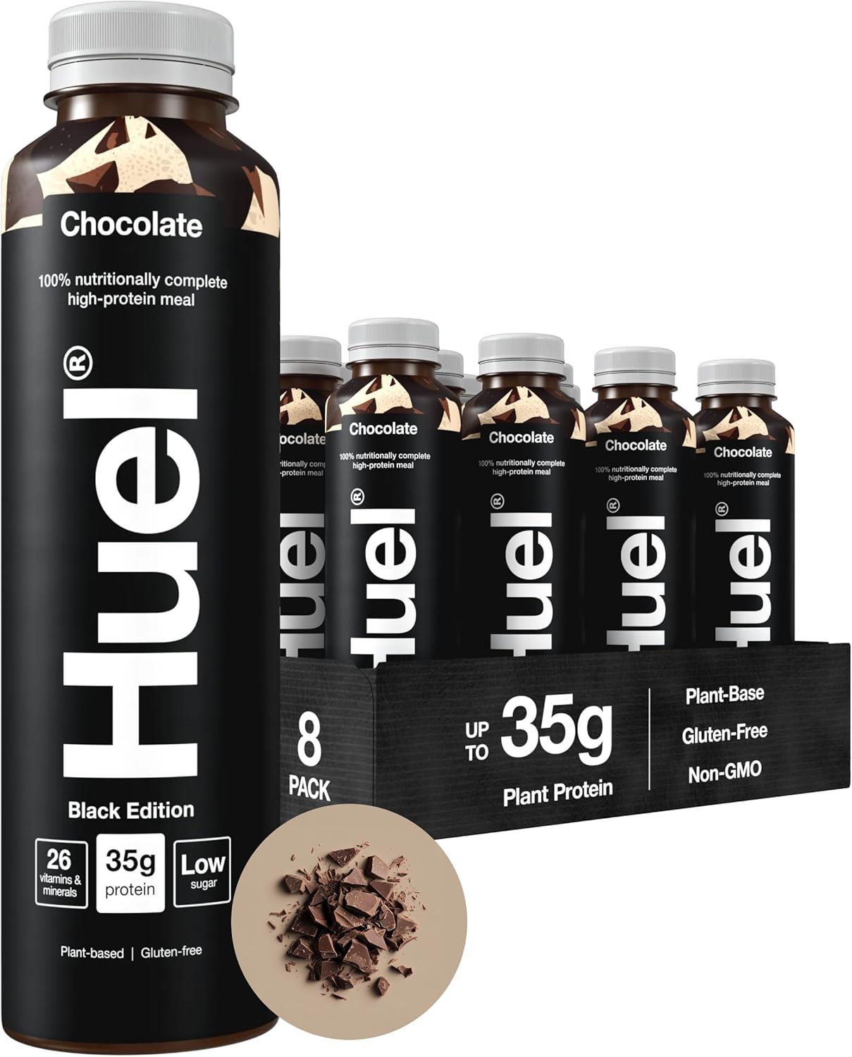 Huel Black Edition Chocolate 8 x 500ml Bottles