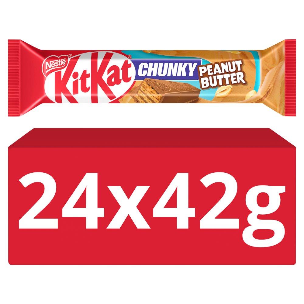 KitKat Chunky Peanut Butter Chocolate 42g Bar