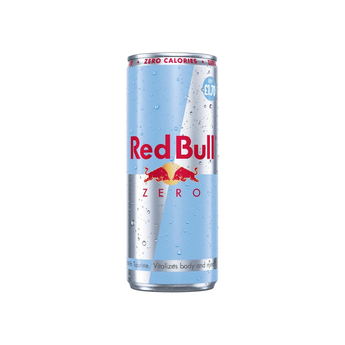 Red Bull Energy Drink ZERO 12 x 250ml PMP Cans