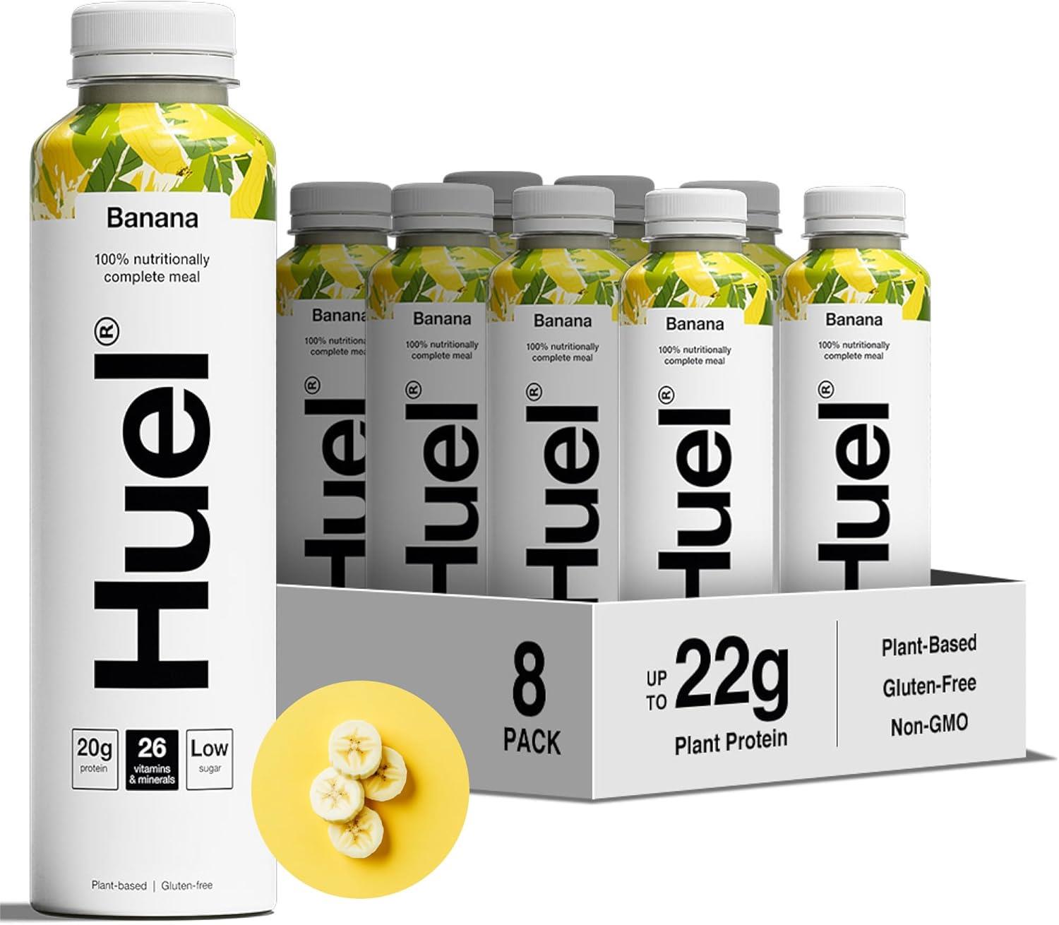 Huel White Edition Banana 8 x 500ml Bottles
