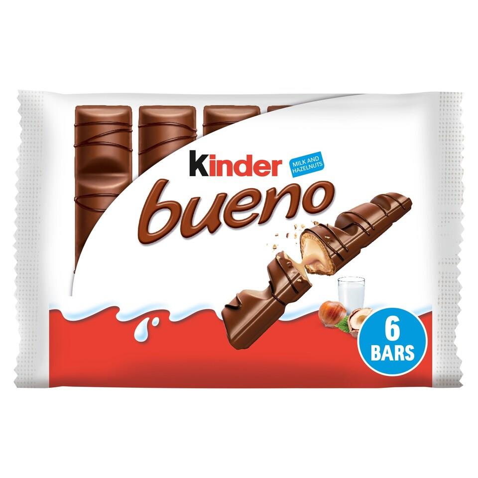 Kinder Bueno Milk Hazelnut Chocolate 43g Bars