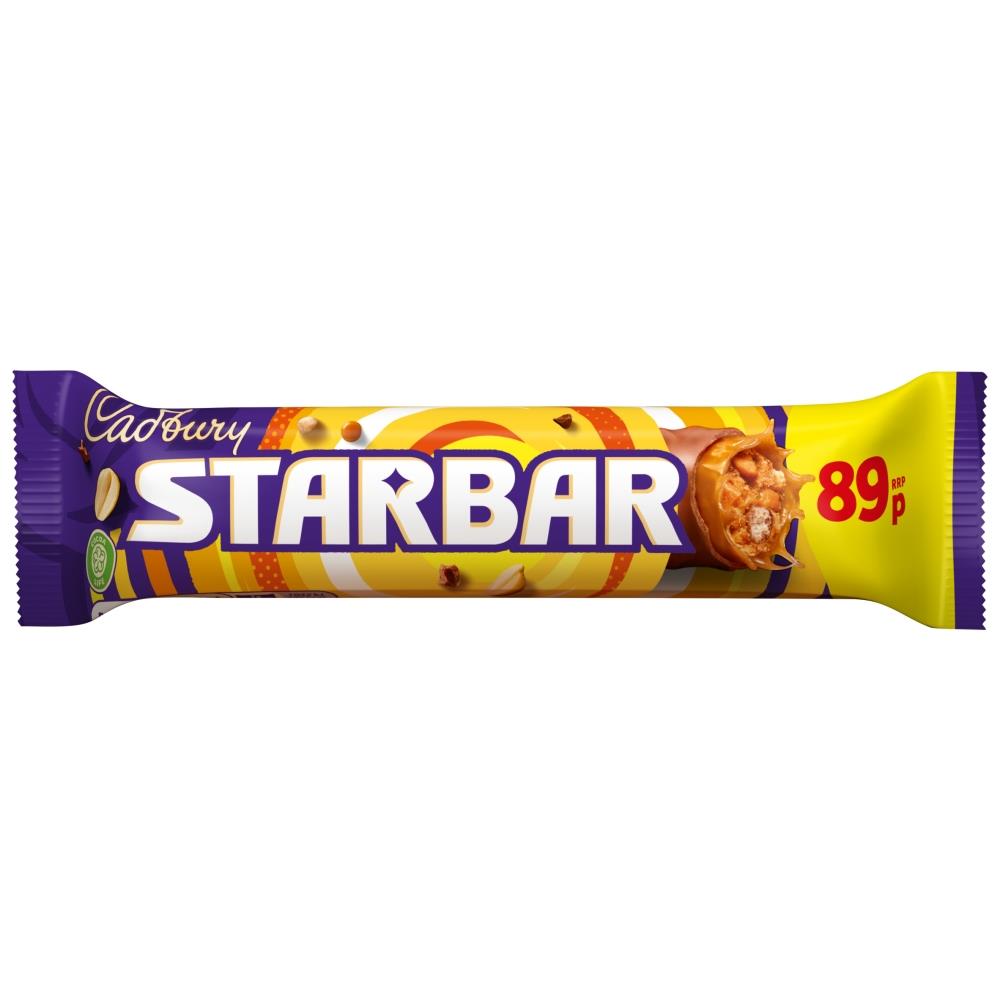 Cadbury Starbar Chocolates 32 x 49g PMP Bars