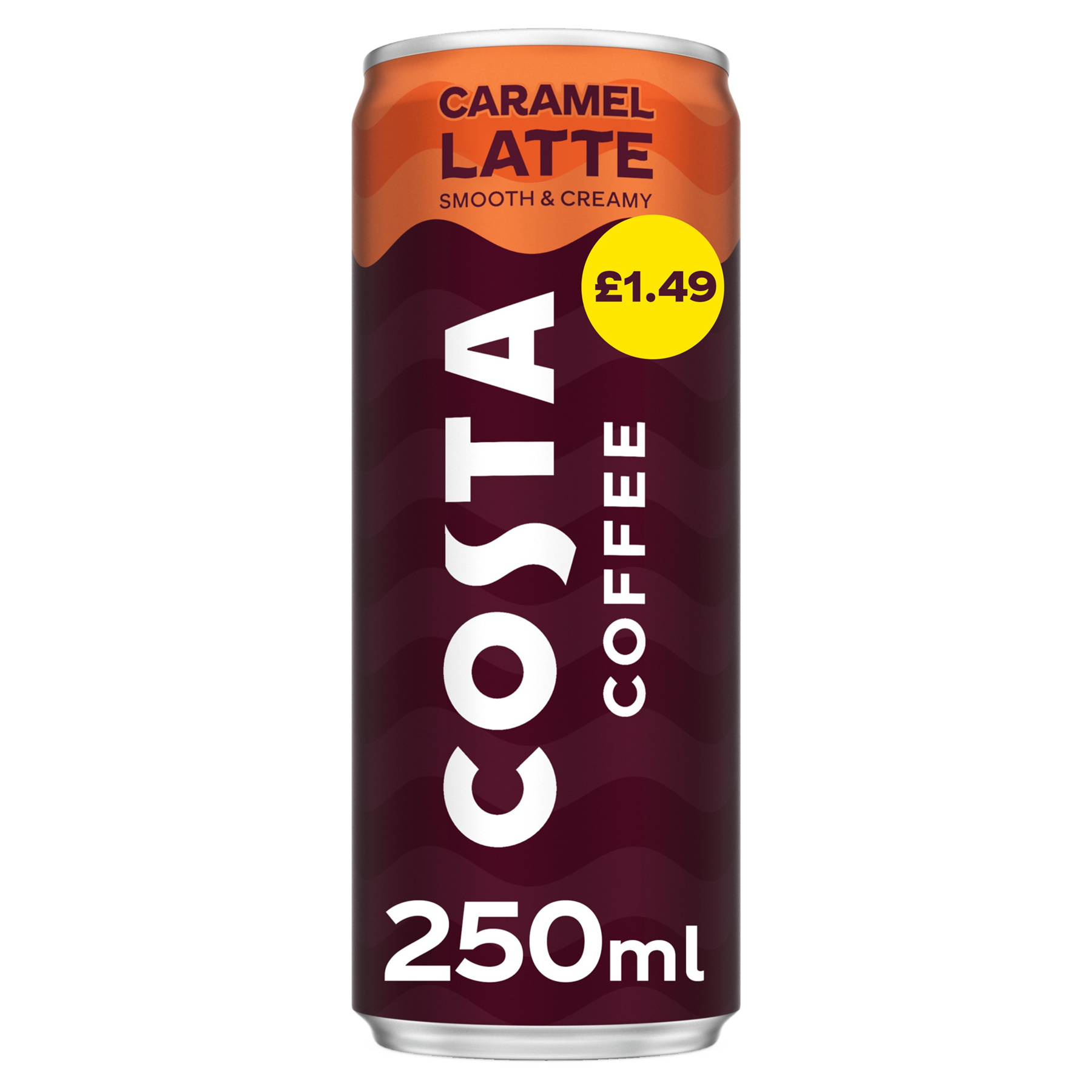 Costa Coffee CARAMEL Latte 250ml Cans