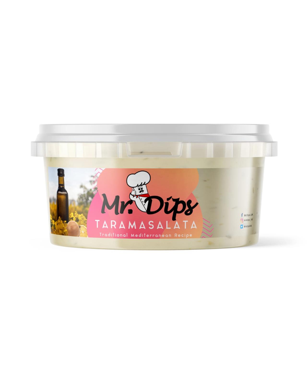 Mr Dips Taramasalata 2 x 400g Tubs