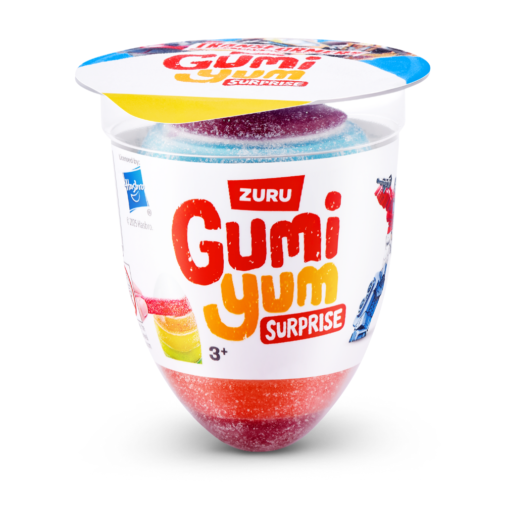 Gumi Yum Surprise TRANSFORMERS Sweets 18 x 22g Packs – Gummy Fun With Collectible Toys