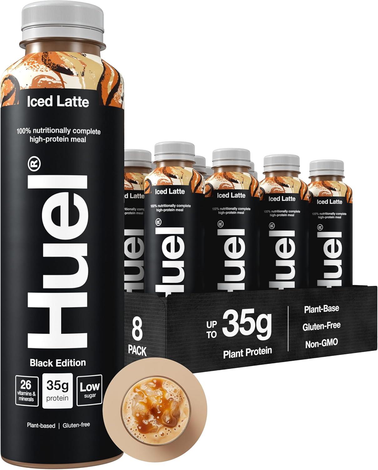 Huel Black Edition Iced Latte 8 x 500ml Bottles