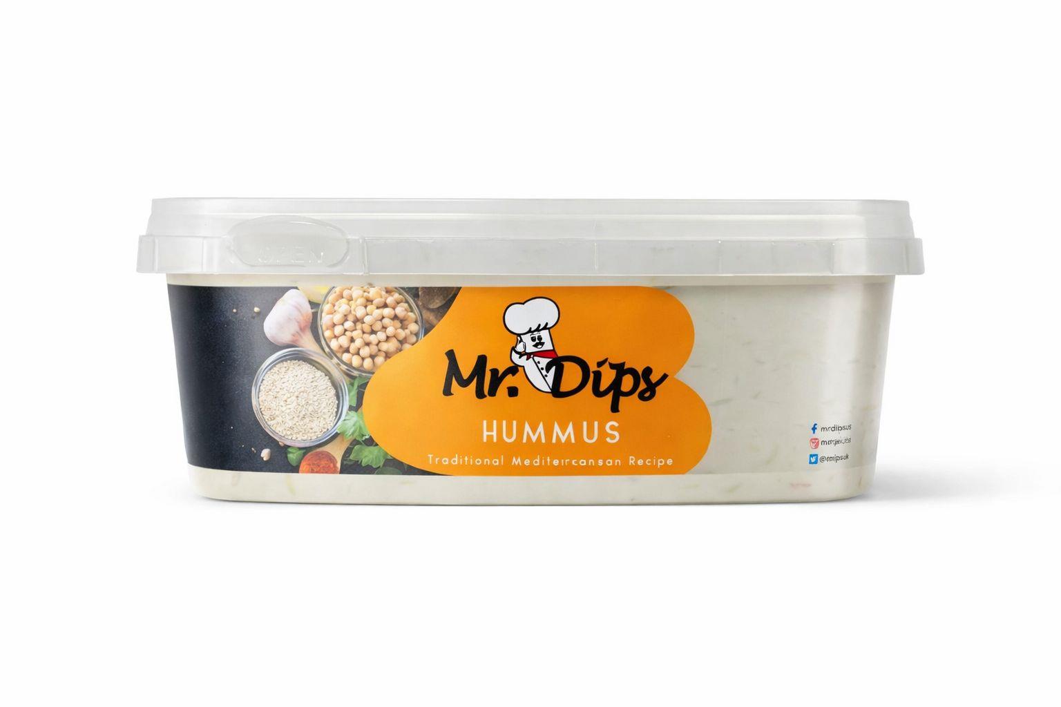 Mr Dips Hummus 1Kg Tub