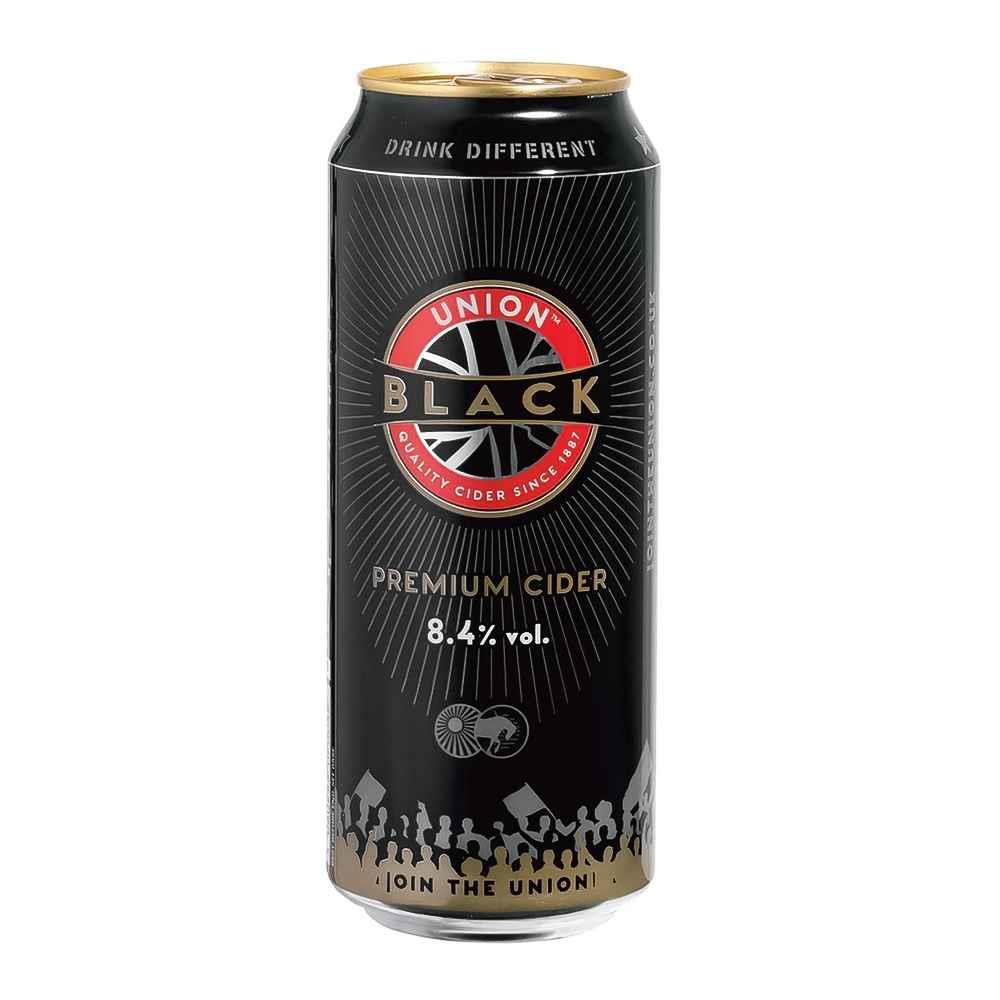 Union Black Cider 8.4 Percent Abv 24 x 500ml Cans