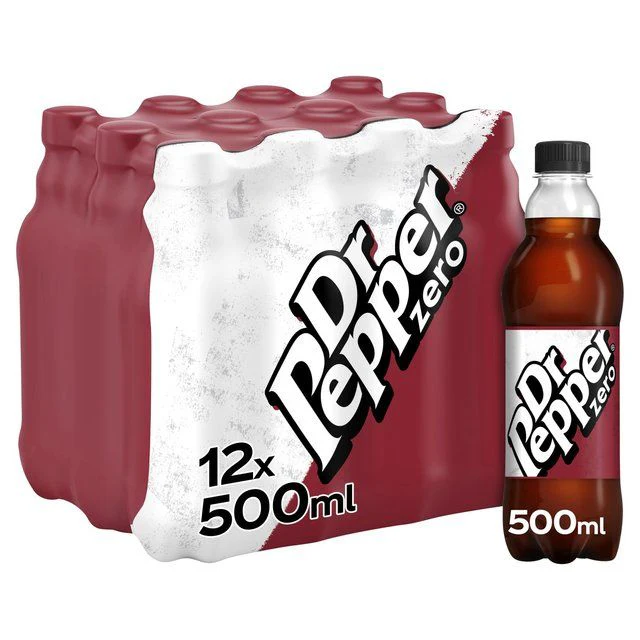 Dr Pepper ZERO 500ml PMP Bottle