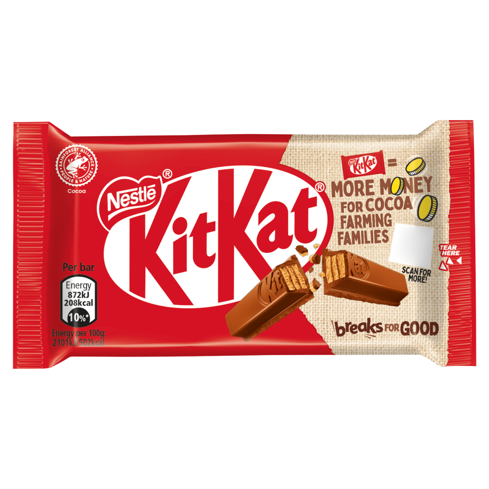 Kit Kat 4 Finger Original Milk Chocolate 24 x 41.5g Priced Pack