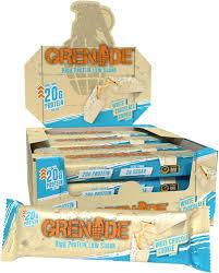 Grenade High Protein White Chocolate Cookie 12 X 60g Bars Low Sugar