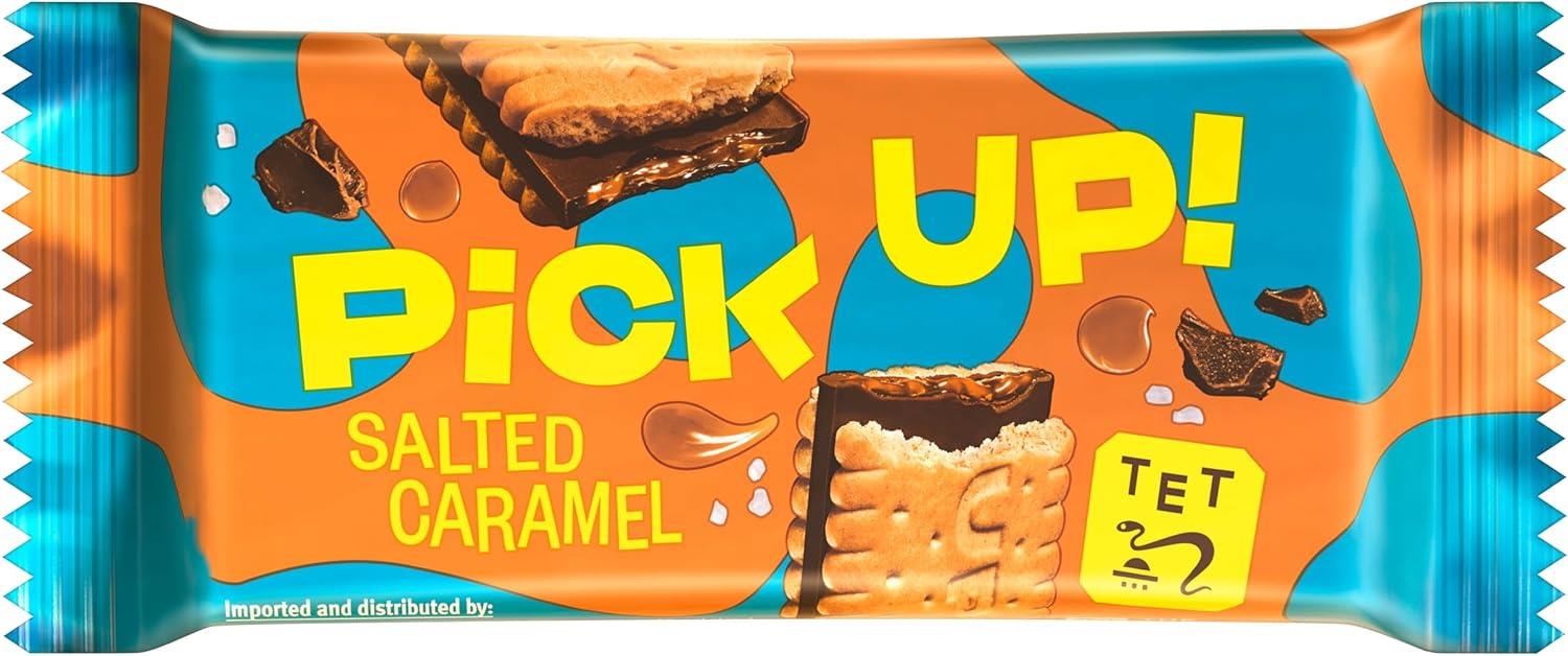 Bahlsen Leibniz Pick UP Salted Caramel Biscuits 24 x 28g Packs