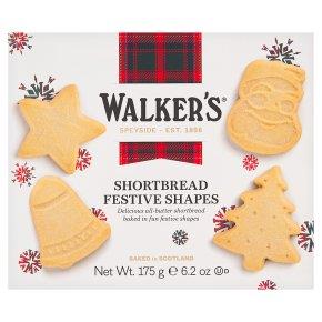 Walkers Shortbread Festive Shapes 10 x 175g Cartons