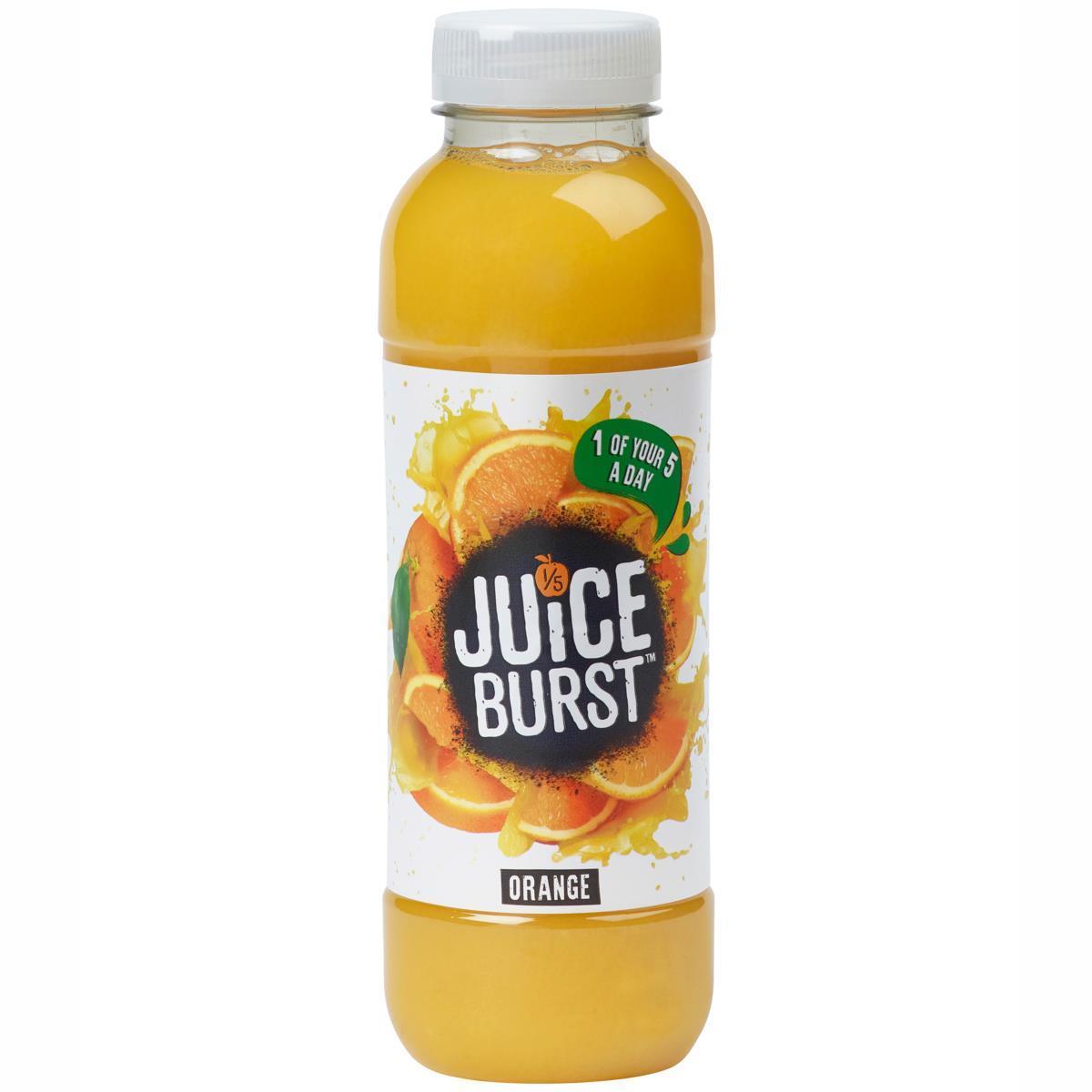 Juice Burst Orange Juice Drinks 400ml Bottle