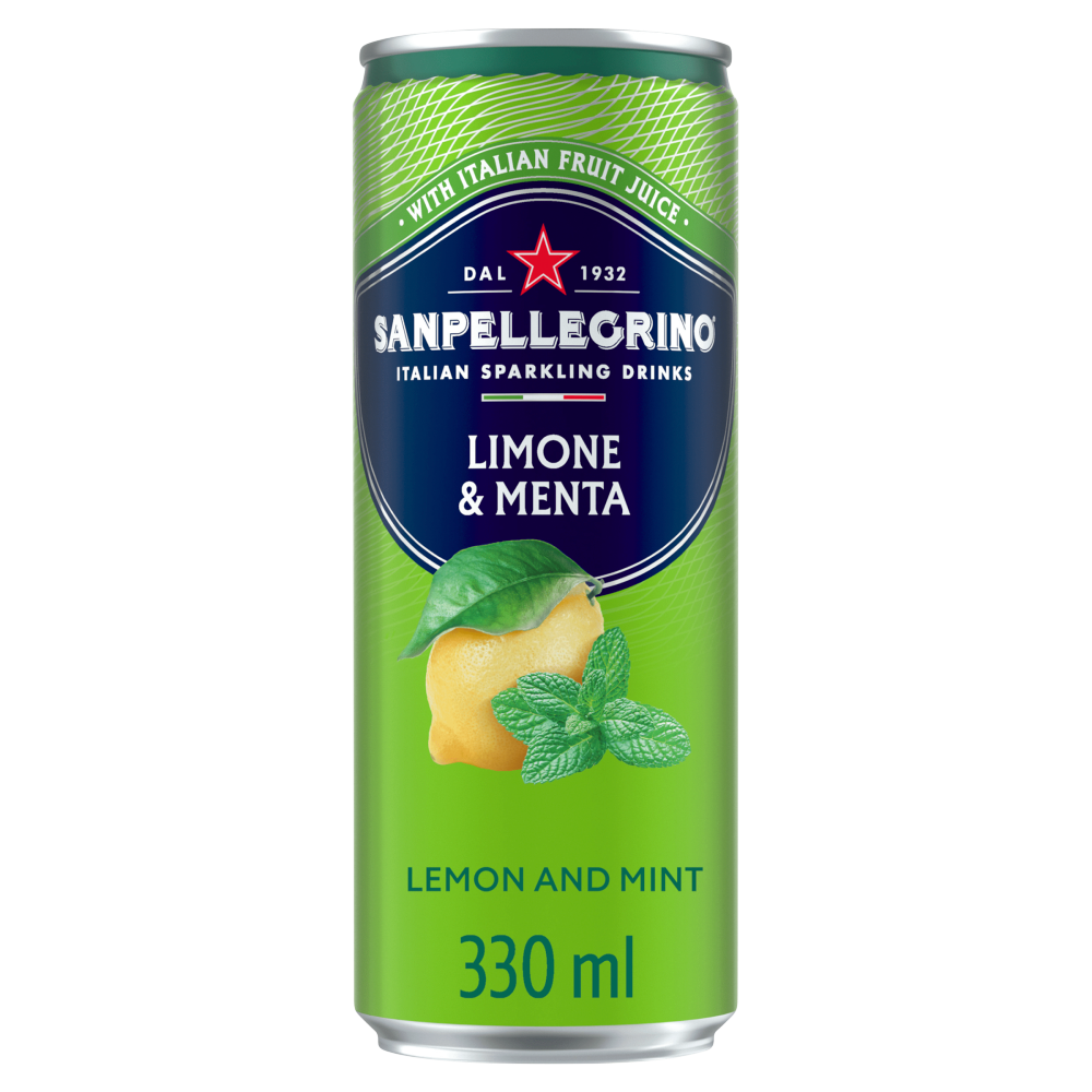 San Pellegrino Limone E MENTA 6 x 4 x 330ml (LEMON & MINT)