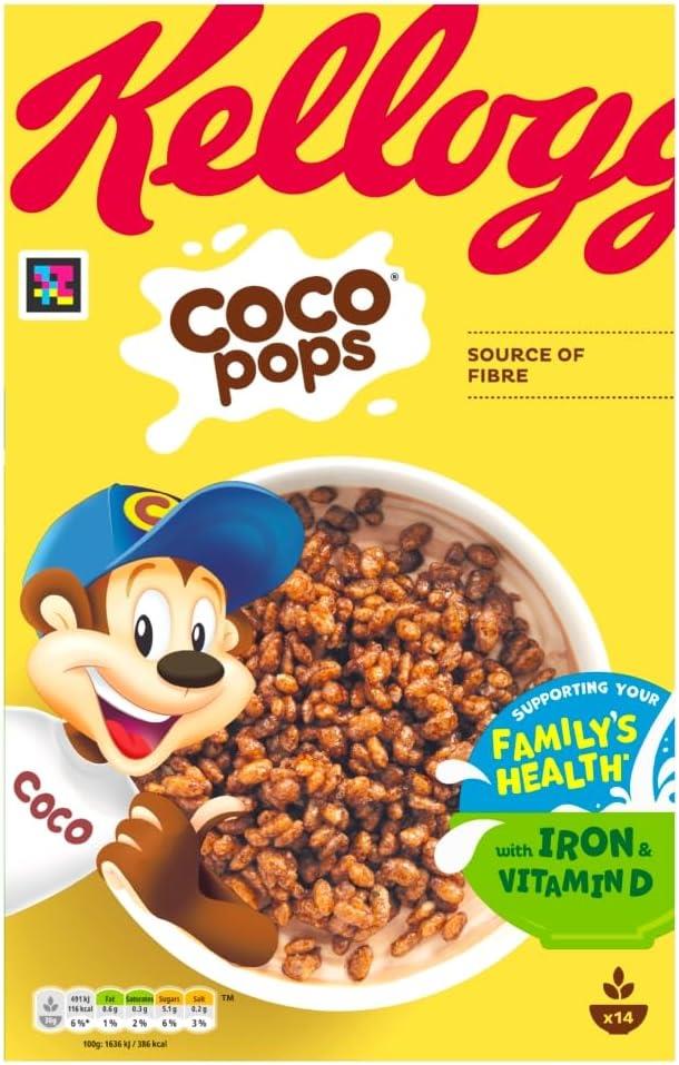 Kellogg's Coco Pops Cereal 6 x 420g PMP Packs
