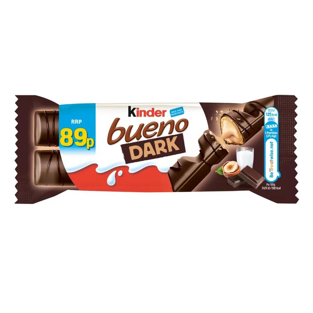 Kinder Bueno Dark Chocolate Bars 30 x 43g Priced Pack