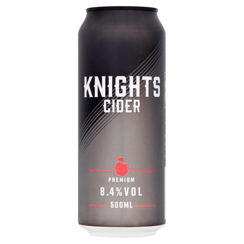 Knights Premium Apple Cider 8.4 Percent Abv 24 x 500ml Cans
